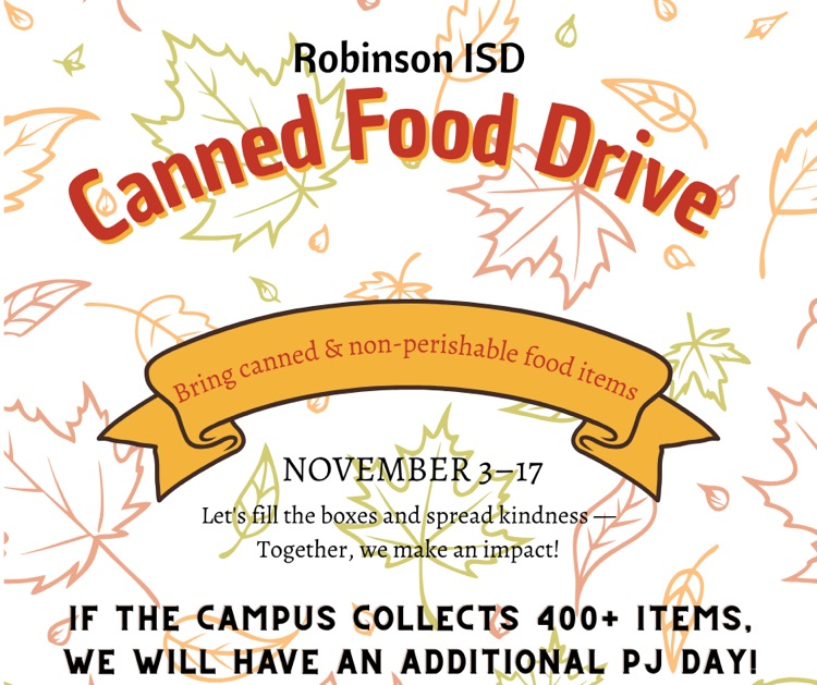 Canned Food Drive