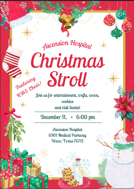 Choir at Ascenscion Hospital Invite