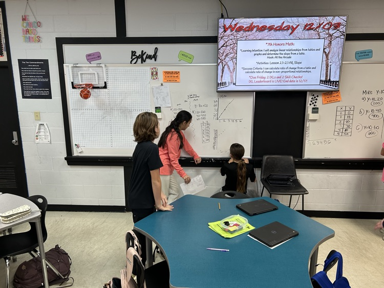 students at whiteboard