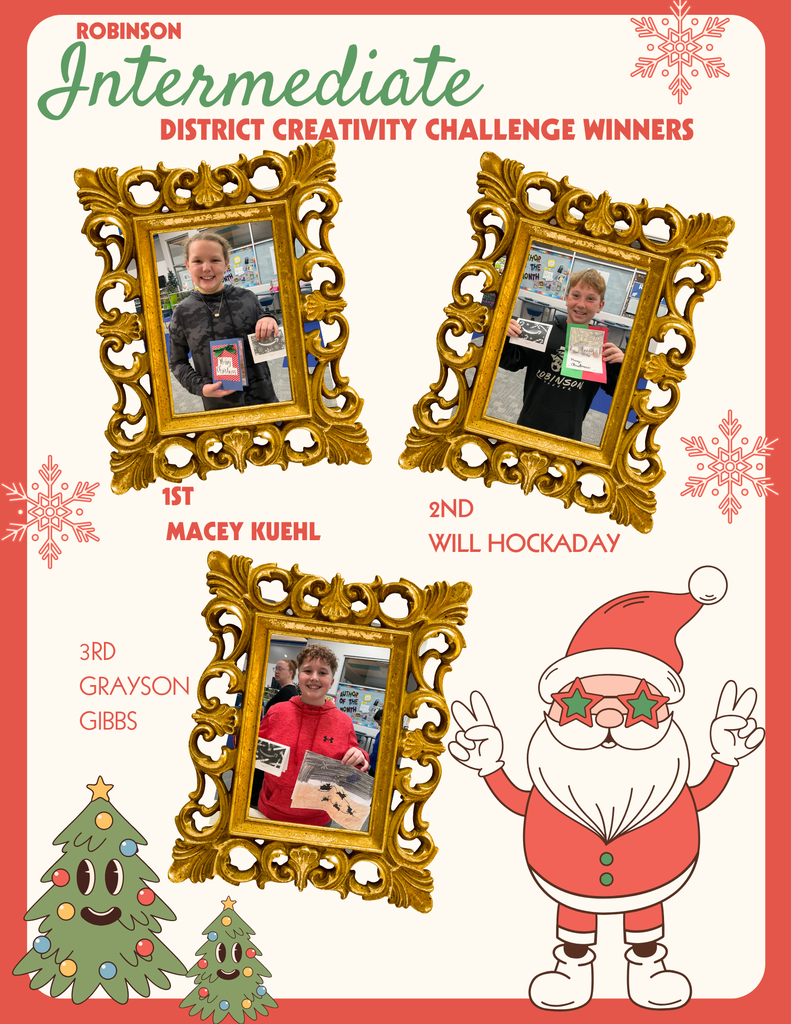 Intermediate Christmas Card Winners