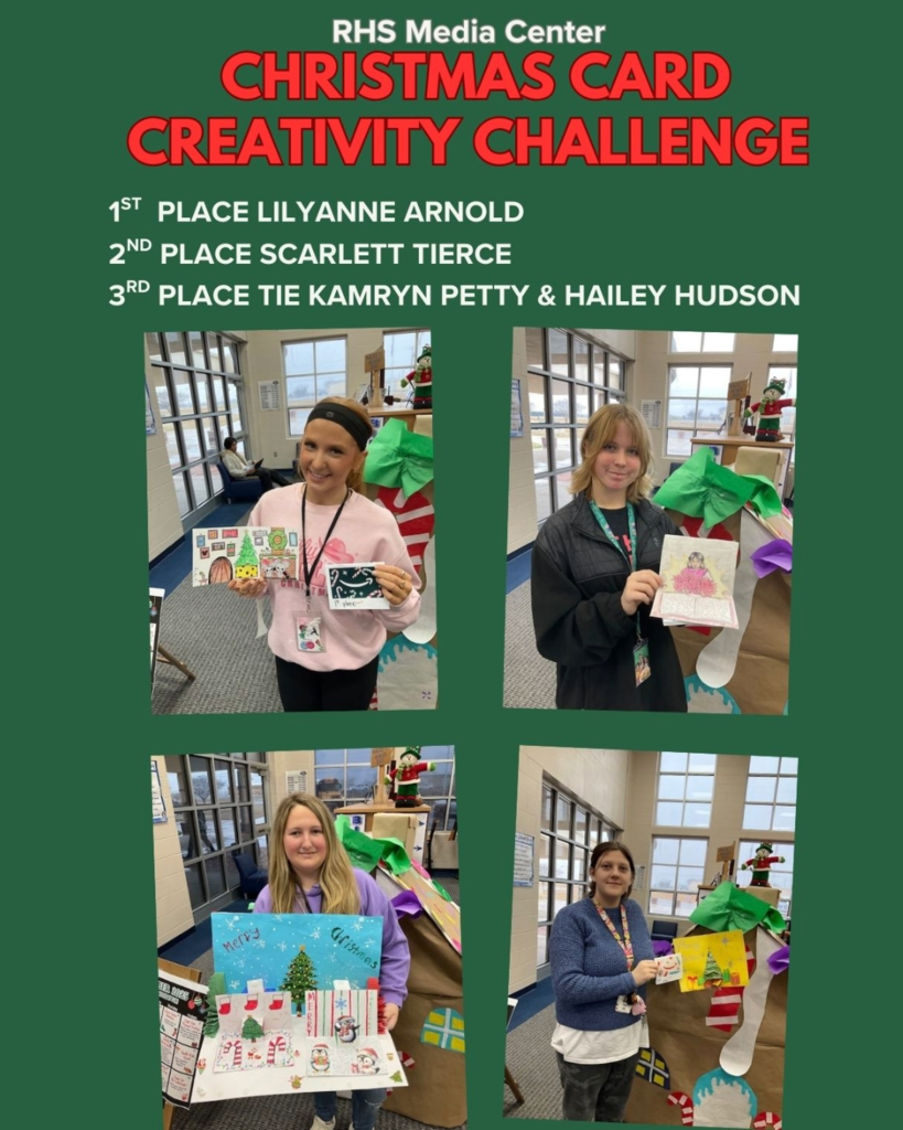 High school Christmas Card Winners