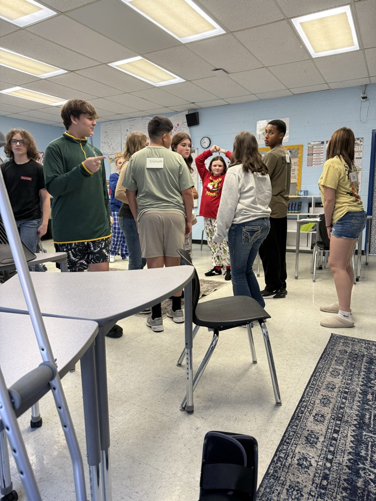 students demonstrating learning