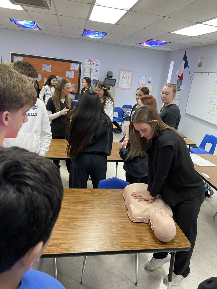 CTE students sharing hands-on learning 