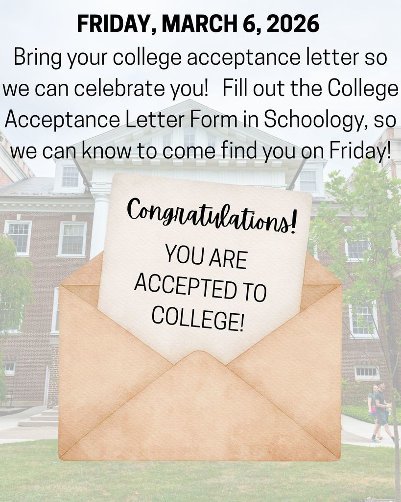 Acceptance Letters