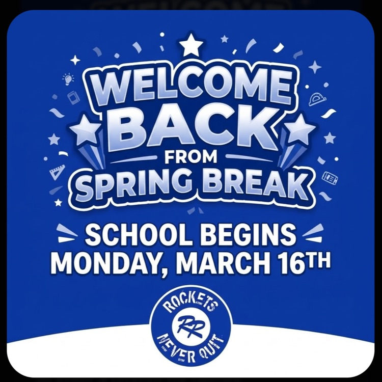 welcome back from spring break 