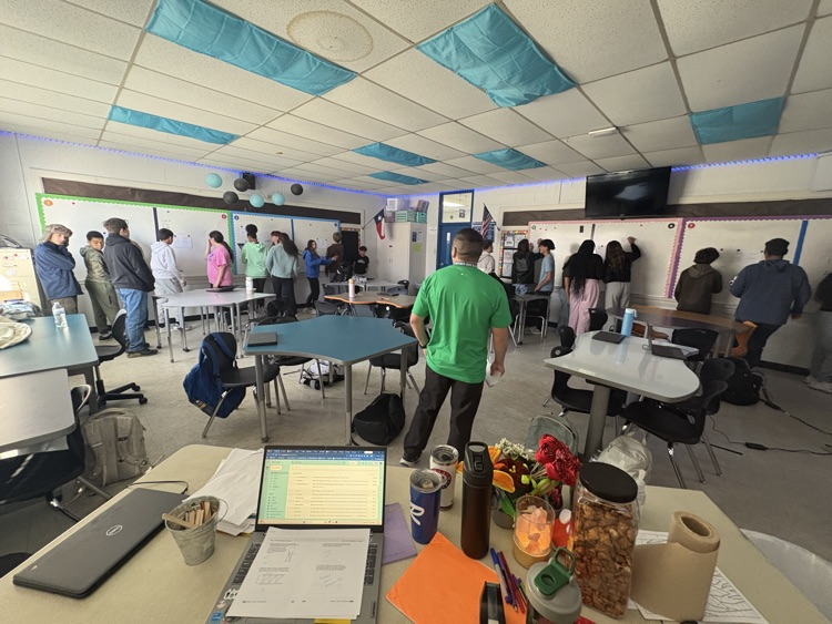 students at whiteboards