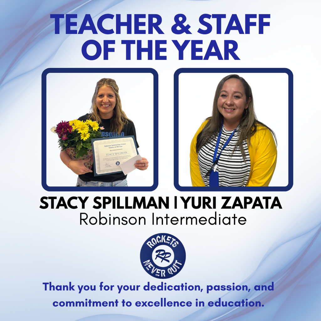 Intermediate teacher and staff of the year