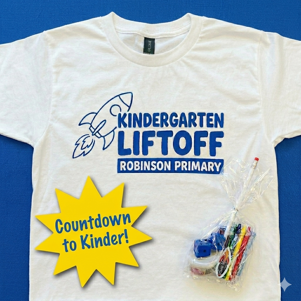 kinder liftoff shirt