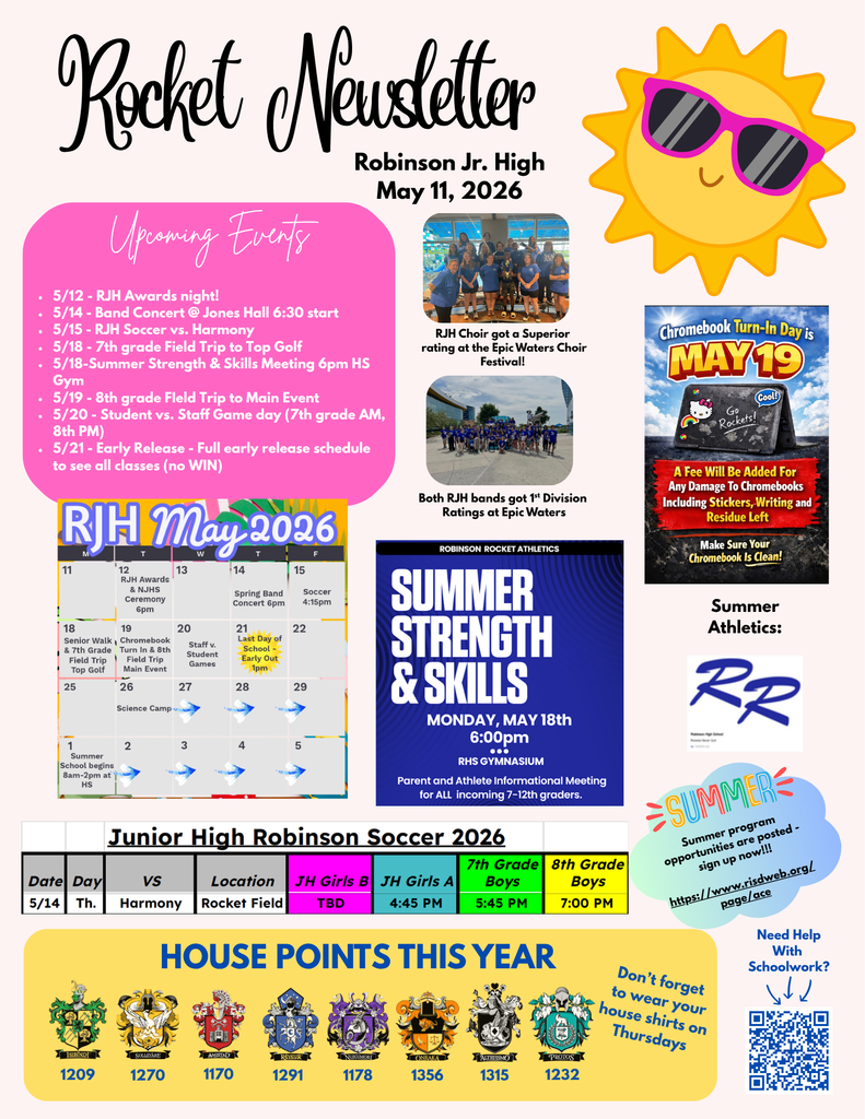 RJH Newsletter