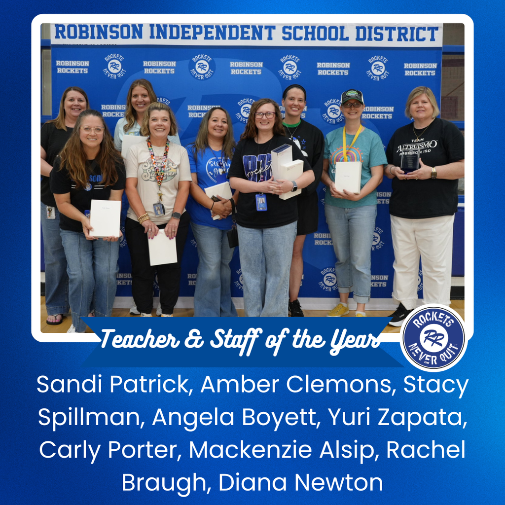 Teacher & Staff of the Year
