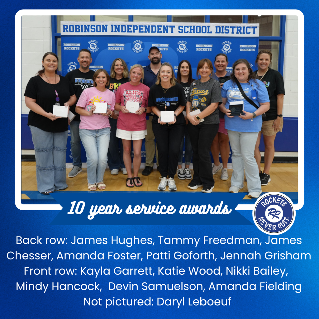 10 year service award