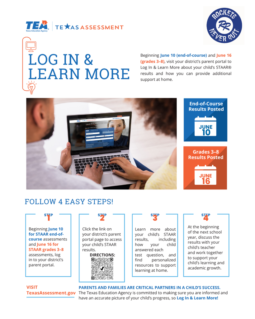 STAAR Score Parent Portal through Skyward Directions