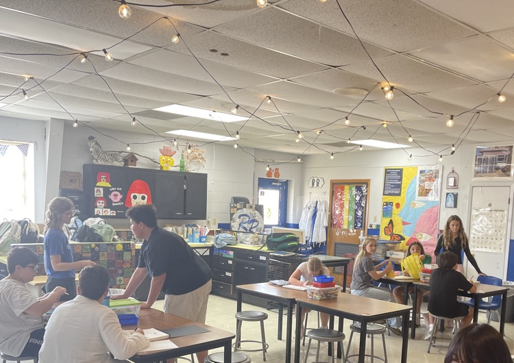 Art Class- Ms. Brooks Teaching