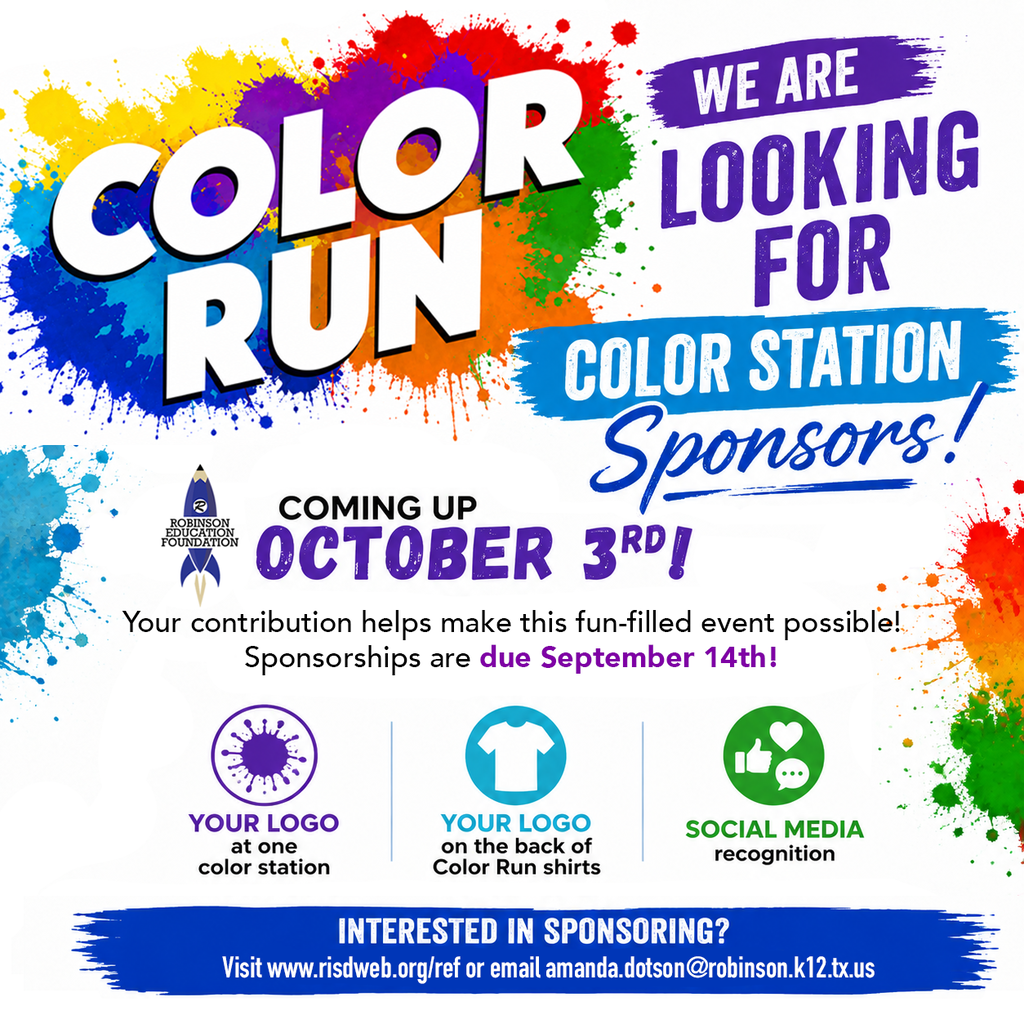 Color Run Sponsors Needed