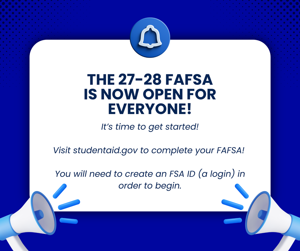 FAFSA is Open!