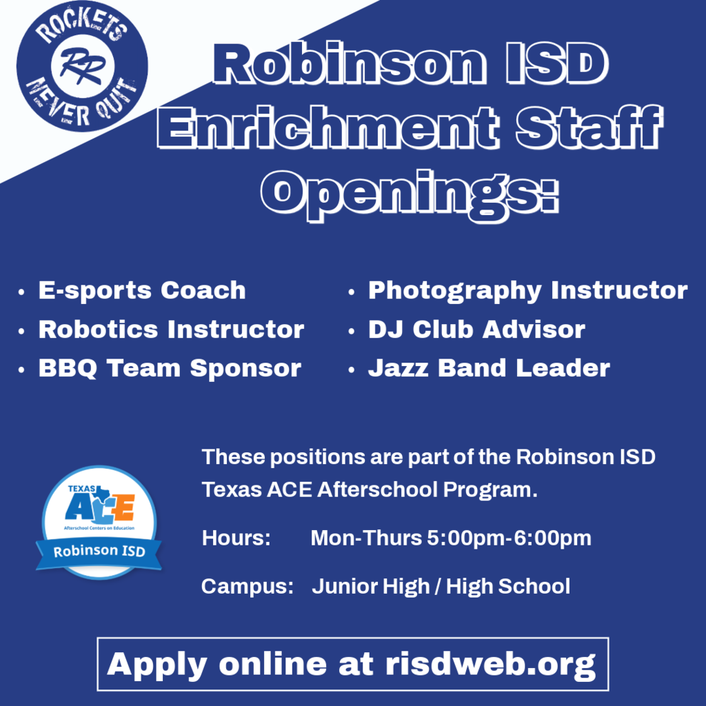 ACE Enrichment Openings