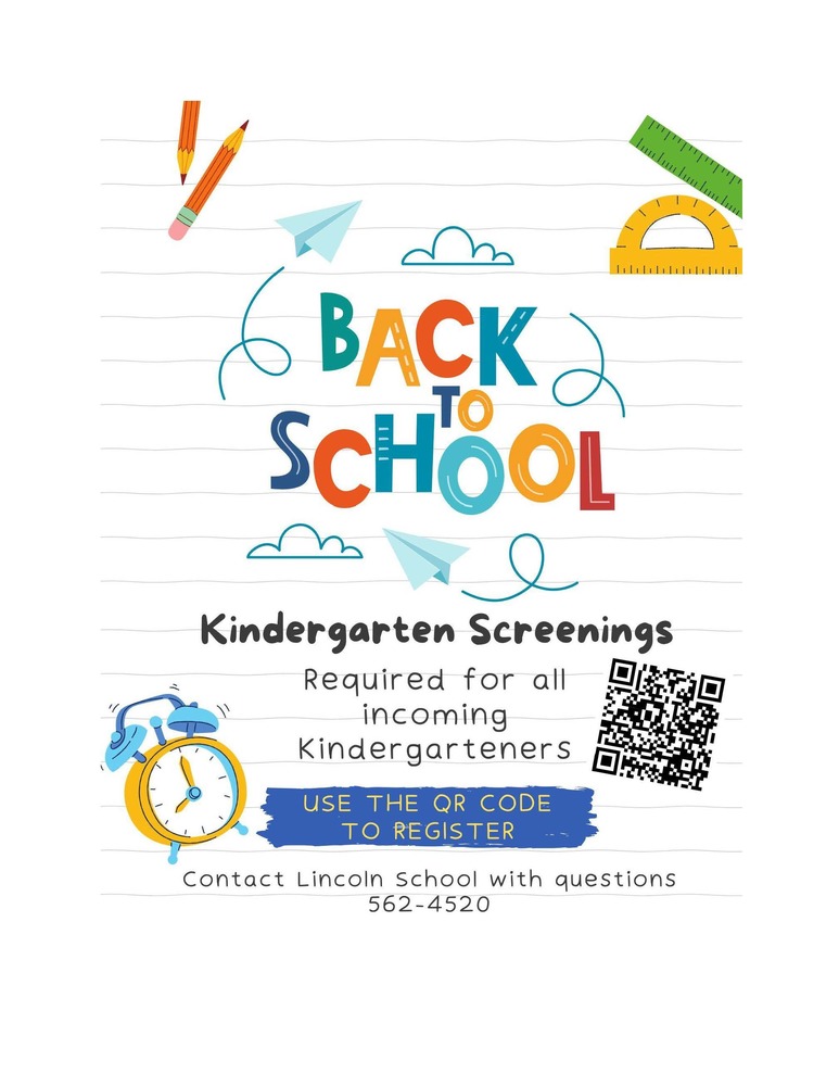KINDERGARTEN SCREENING