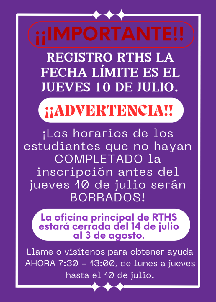 Reg reminder SPA