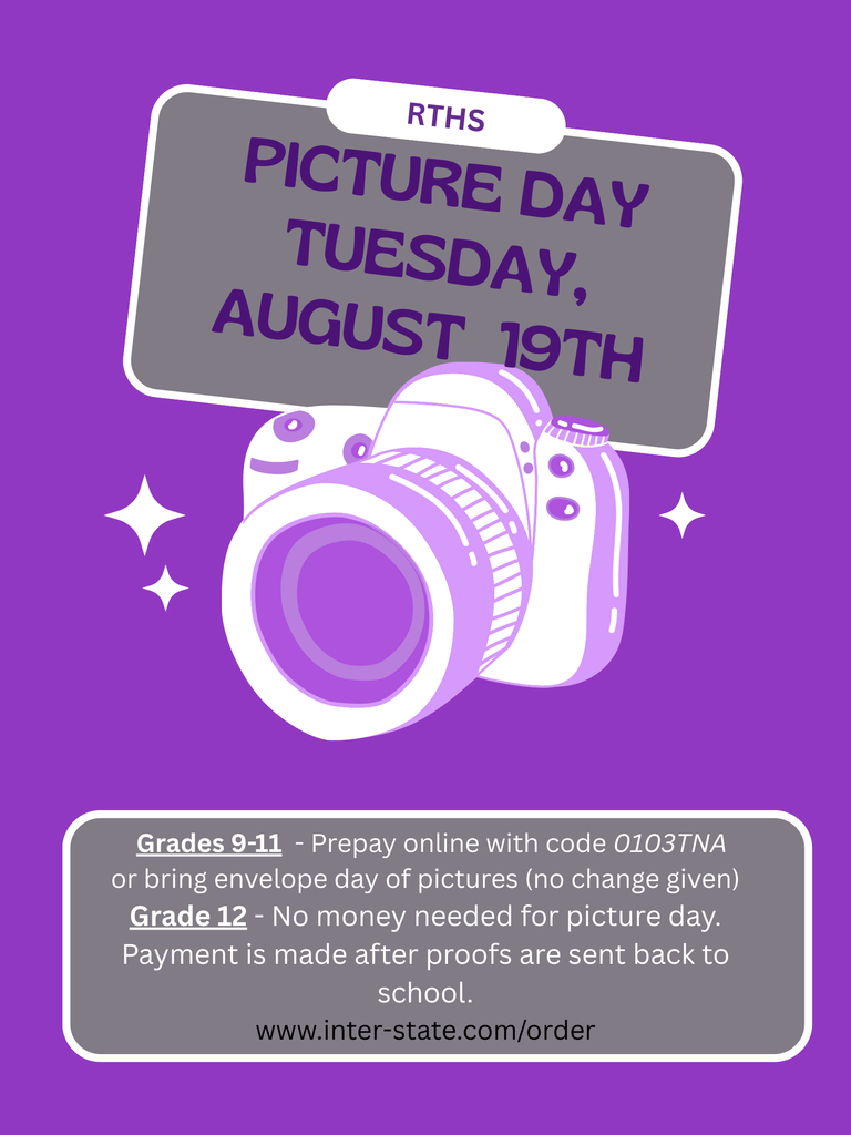 Picture Day  August 19