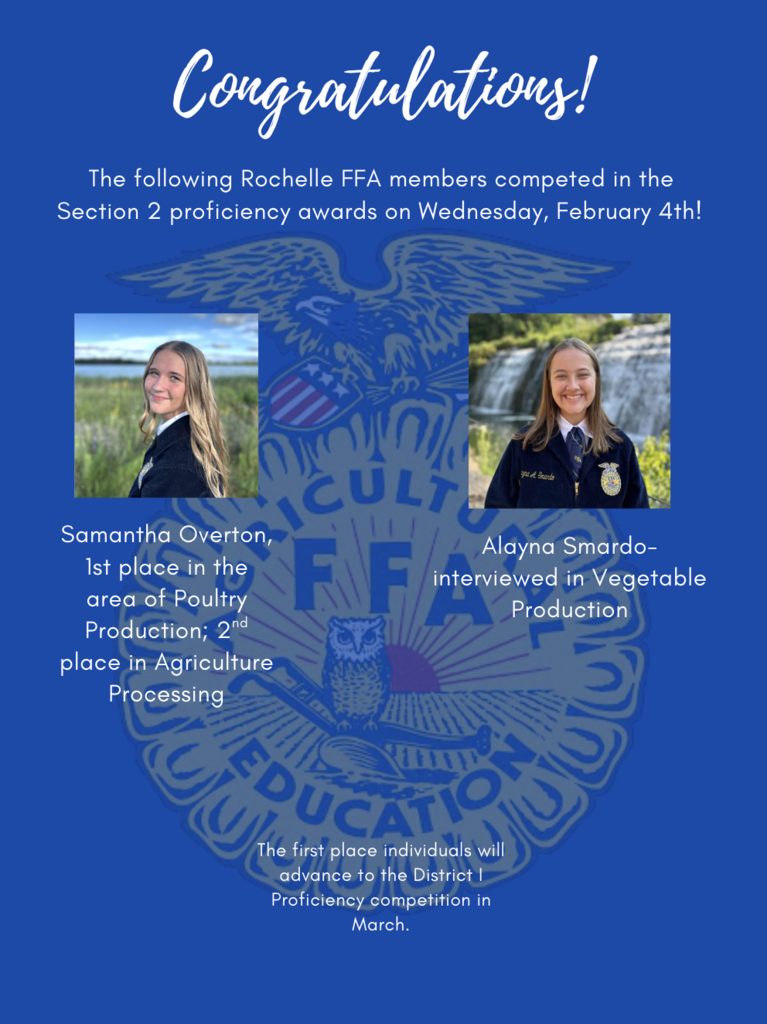 Section 2 Proficiency Award Results