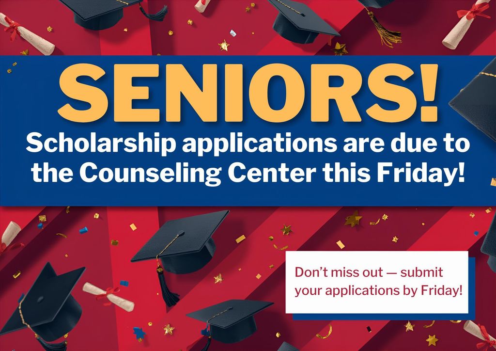Scholarship Applications due Friday