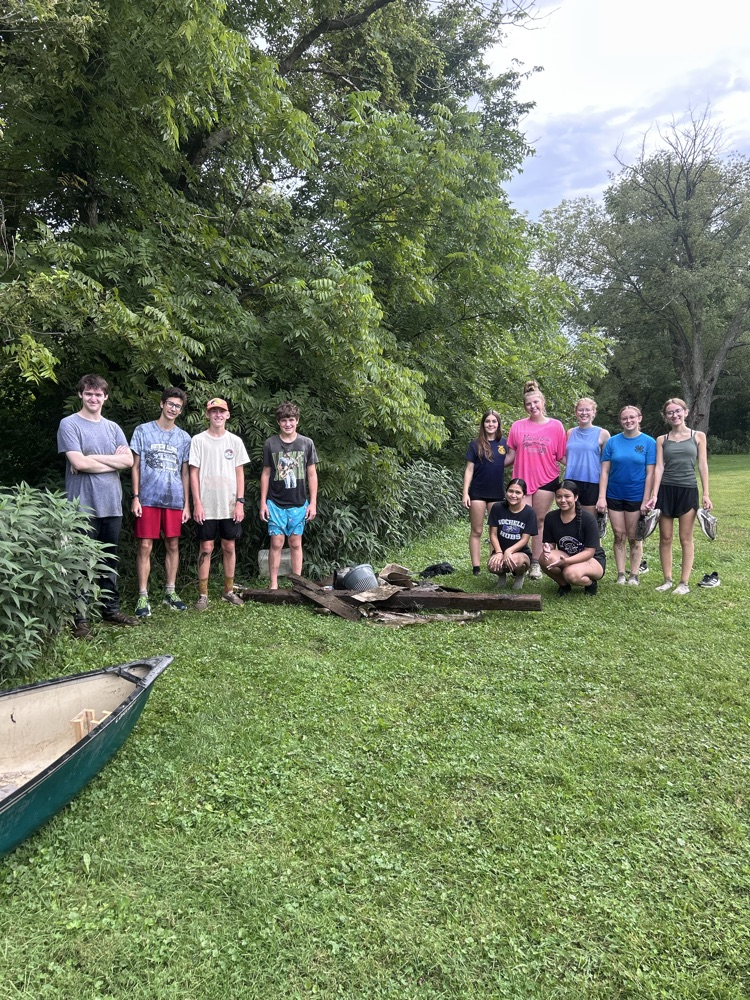   Rochelle FFA Kyte Creek Clean Up