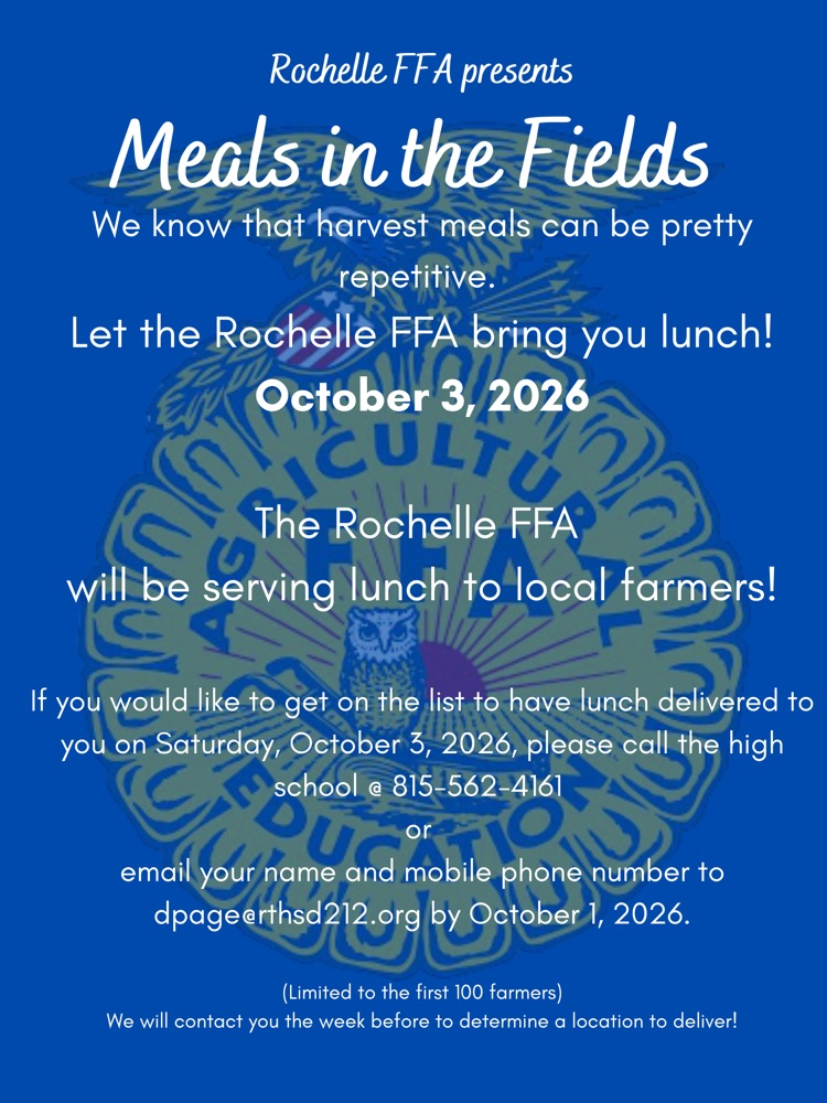 Rochelle FFA Meals in the Fields