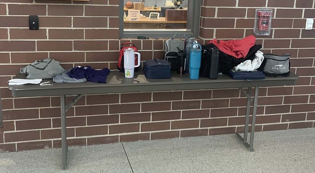 Lost and Found Table