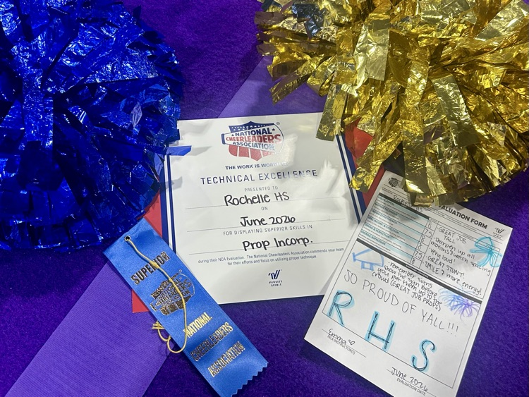 Every night we had evaluations on new material we learned and we received a blue ribbon for a superior performance!