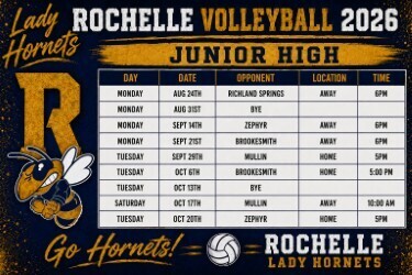 Junior High Volleyball Schedule
