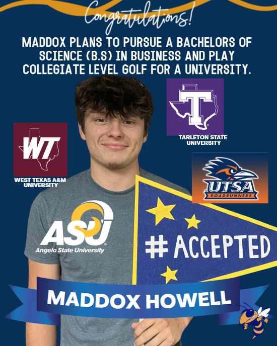 Congratulations to Maddox Howell!