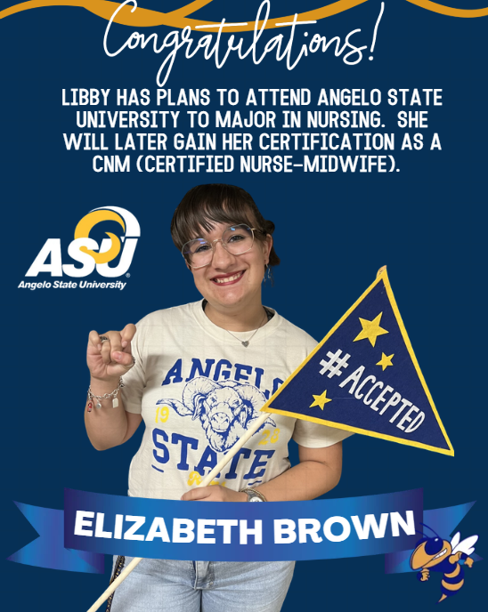 Congratulations Elizabeth Brown!
