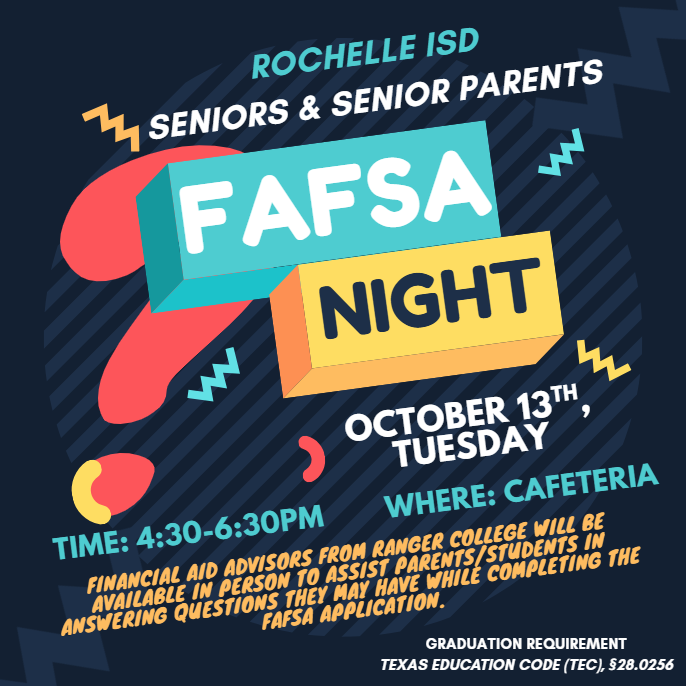 FAFSA Night, October 13th