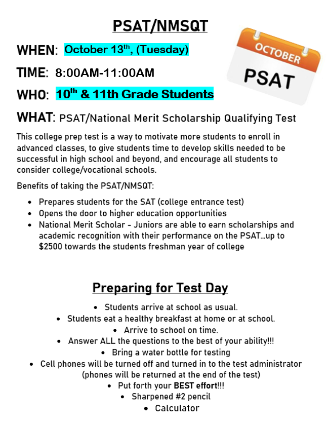 PSATNMSQT October 13th