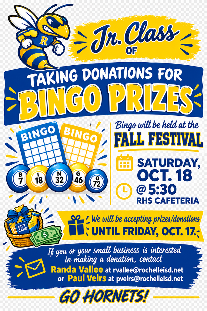 Bingo prizes needed!