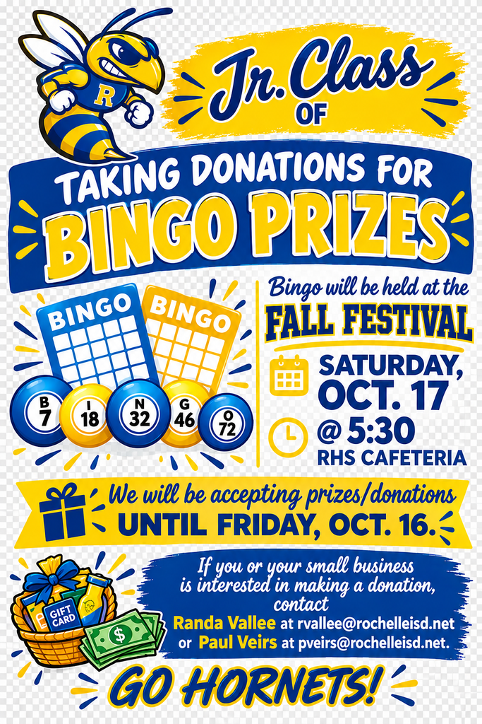 Bingo prizes needed!