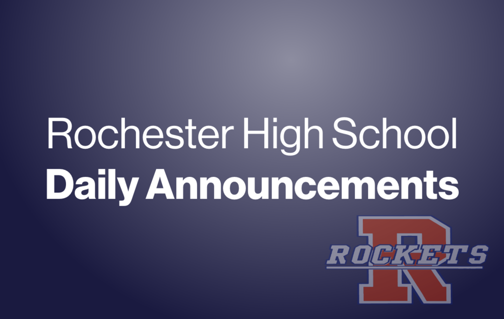 Announcement