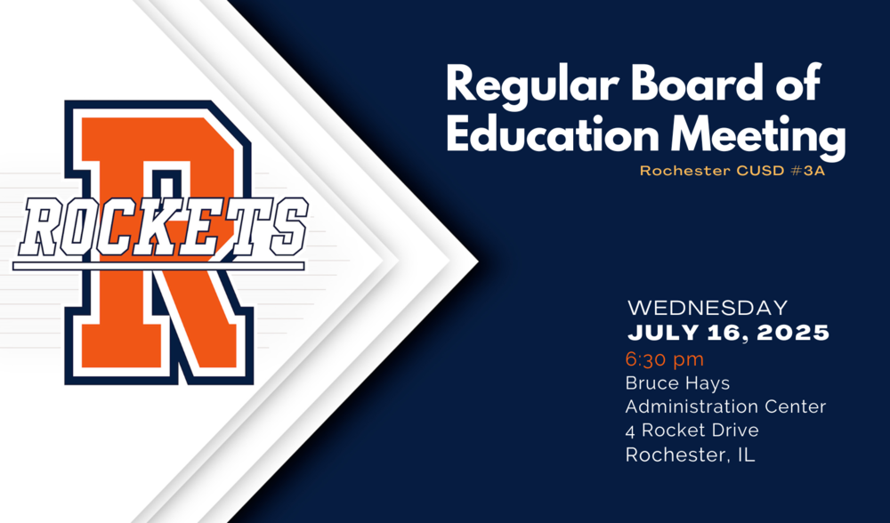 Regular Board of Education Meeting Wednesday July 16