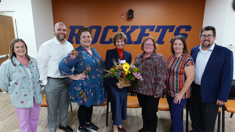 Board members with new superintendent, Mrs. Molly Evanssuperintendent Molly 