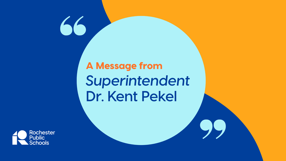 Message from Supt Pekel