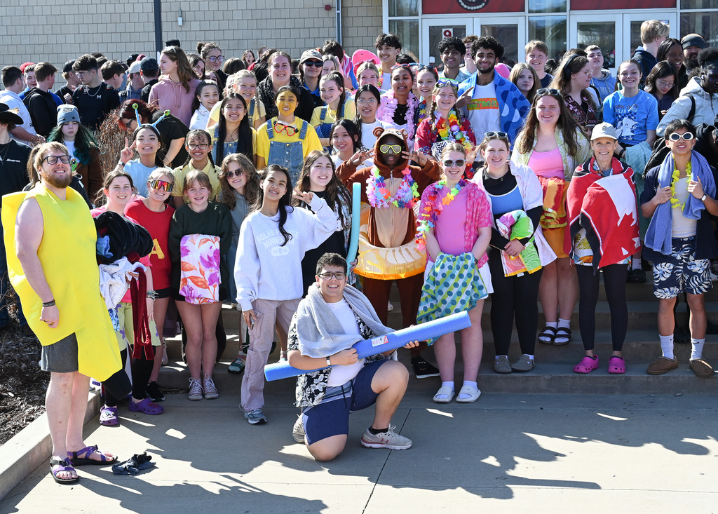 All the plungers posing for a photo together.