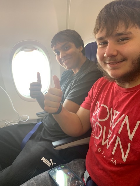 Frist flight for these boys