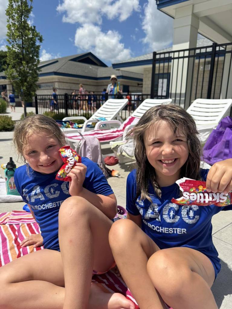 Snacks at the pool