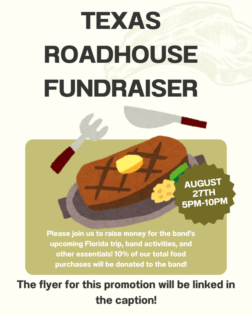 Texas Roadhouse fundraiser for JM Band Boosters