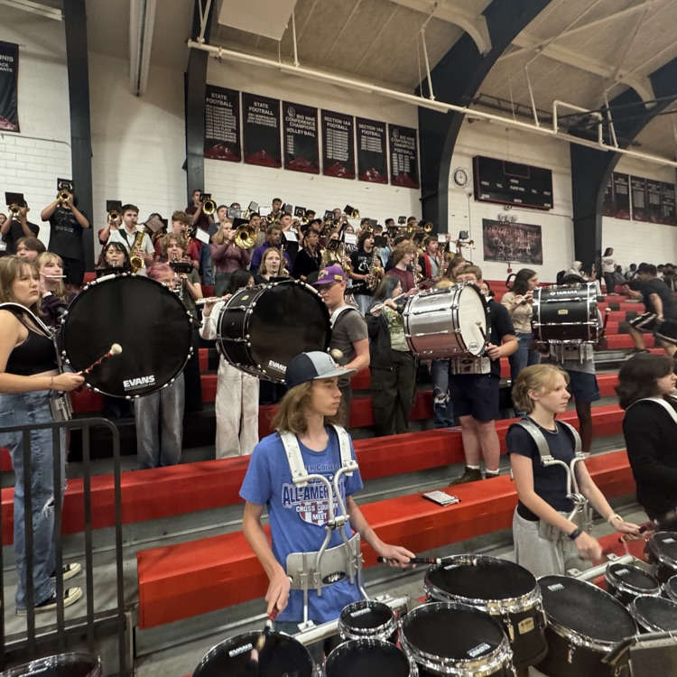JM Marching Band at pep fest