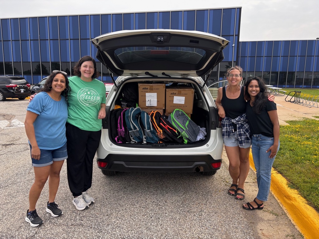 School supply donation to the ALC