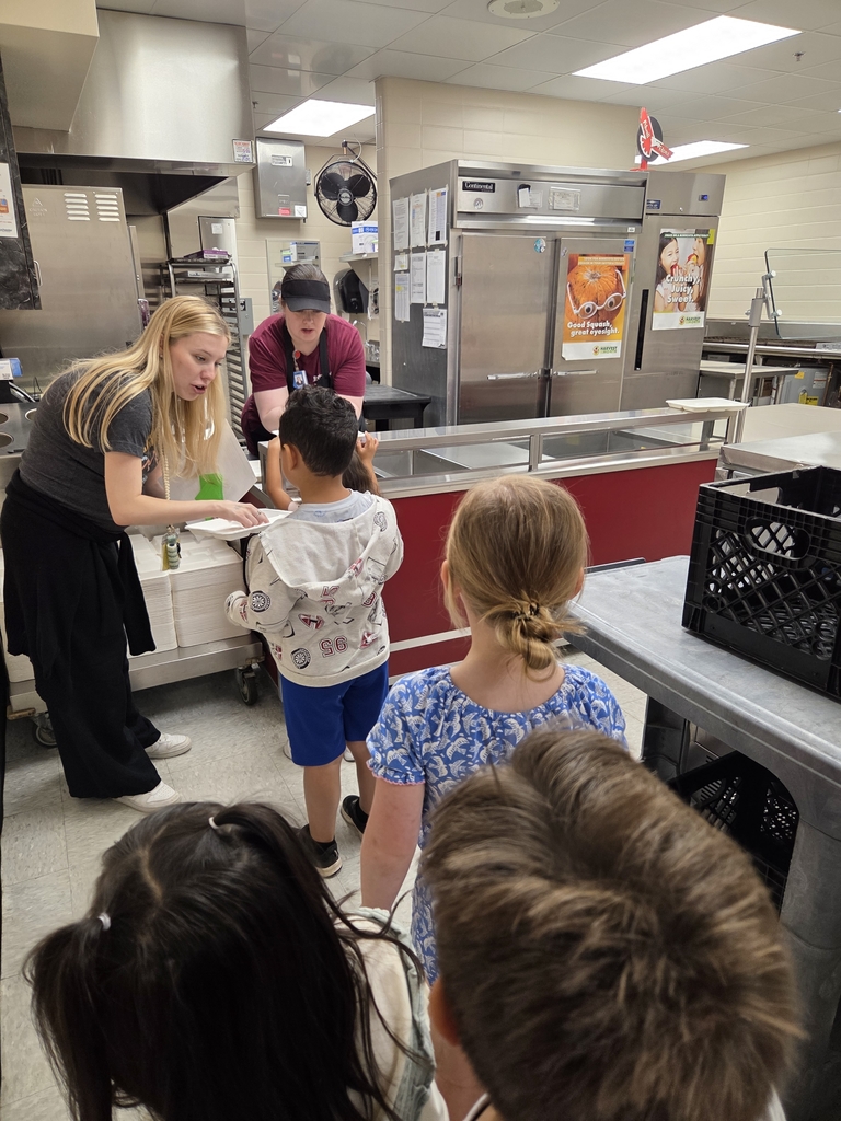 Practicing the lunch line