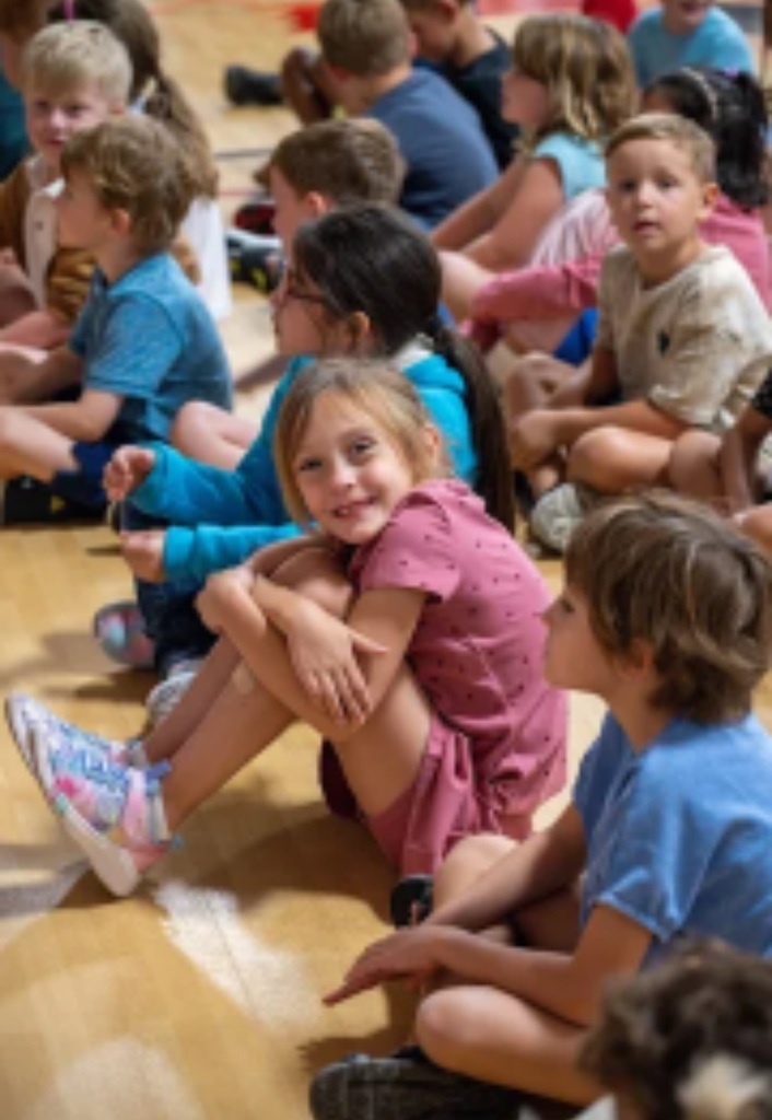 First day all-school assembly