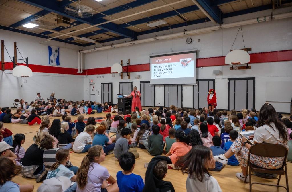 Our first all-school assembly of the year
