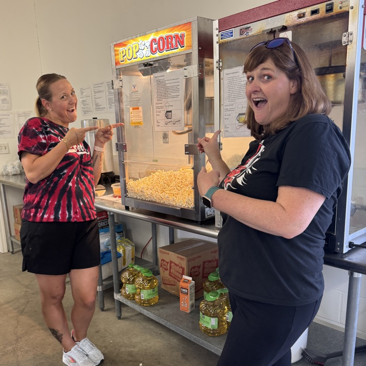 booster club popping corn 